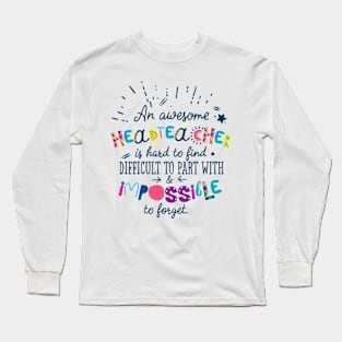 An Awesome Headteacher Gift Idea - Impossible to forget Long Sleeve T-Shirt